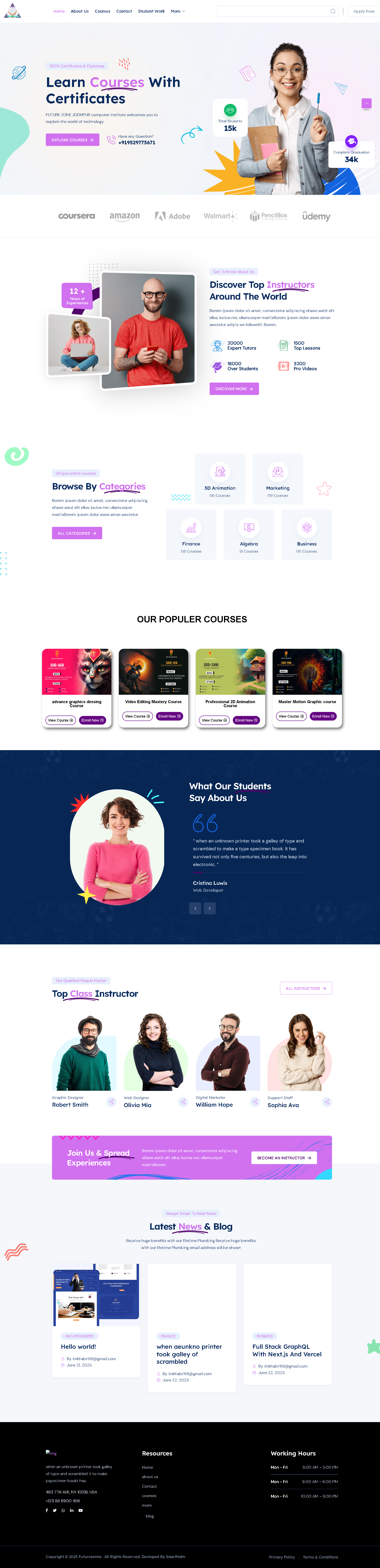 Future Zonne – Tech Education & Certification Platform - Image 1