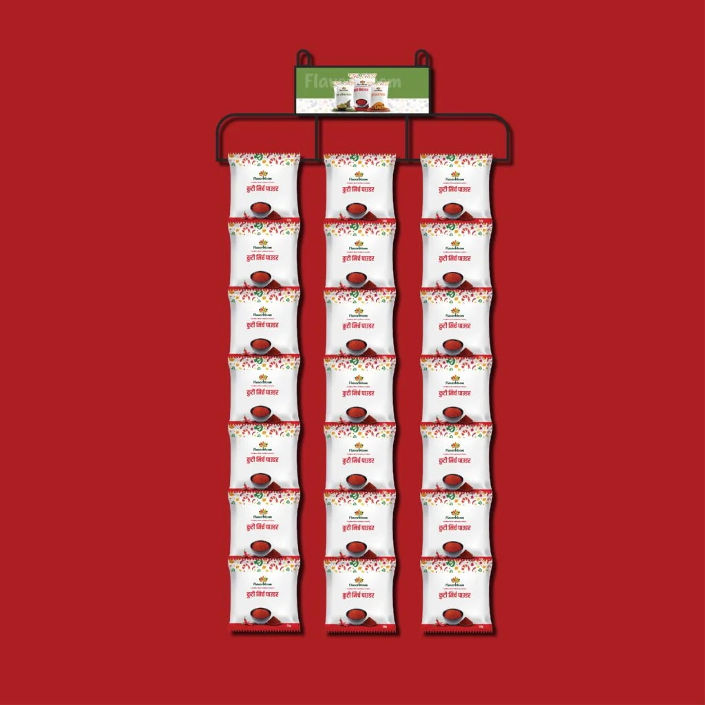 Flavorbloom – Kuti Mirch Powder Packaging Design - Image 2