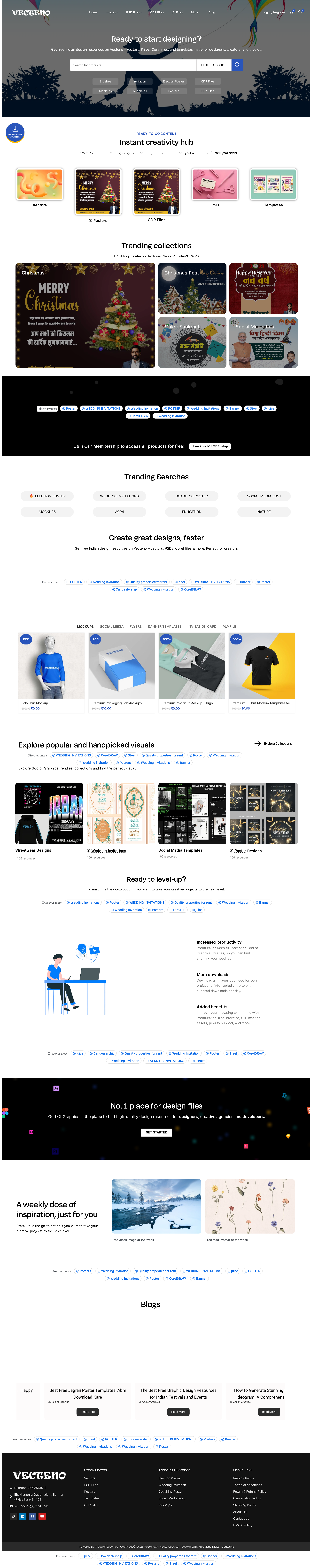 Vecteno.com – Premium Graphic Resource Platform - Image 1